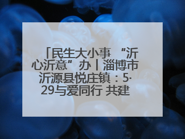 民生大小事 “沂心沂意”办丨淄博市沂源县悦庄镇：5·29与爱同行 共建生育友好社会
